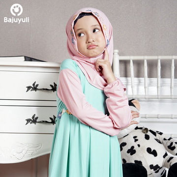 contoh gambar baju muslim anak terbaru cantik murah