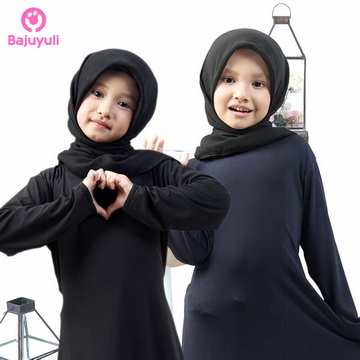 gambar anak pakai baju muslim gamis