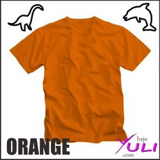 baju kaos anak polos oranye murah