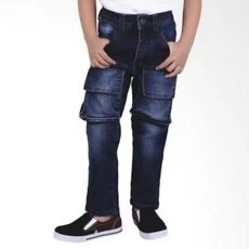 Celana Anak Laki Laki Jeans Panjang Biru Grosir Cool