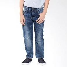 Celana Anak Laki Laki Jeans Panjang Biru Lucu Cool