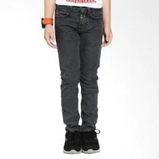 Celana Anak Laki Laki Jeans Panjang Hijau Army