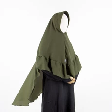 Hijab Instan Polos Terbaru Hijau Army
