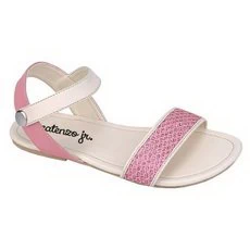 Sepatu Sendal Anak Perempuan Putih Pink