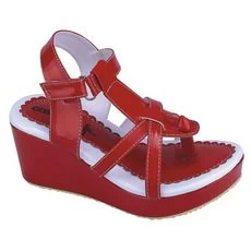 Sepatu Anak Perempuan Wedges Merah