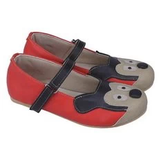 Sepatu Anak Perempuan Casual Merah Micky Mouse