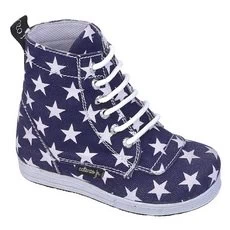 Sepatu Anak Perempuan Boots Bintang Navy Blue