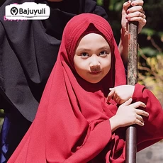 Jilbab Anak Syari Pesantren Umur 6 Tahun