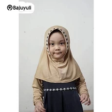 Jilbab Anak Syari Warna Putih Terbaru 2023