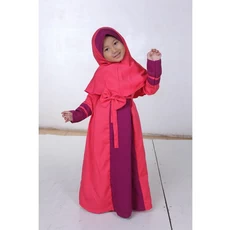 Baju Gamis Anak 2 Tahun Pakaian Muslim Anak Perempuan Lebaran Labella