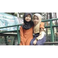 Gamis Anak Polos Dress Muslim TPQ 6 Tahun