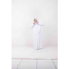 Jilbab Anak Sd Warna Putih Ngaji Umur 6 Tahun