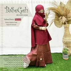Baju Gamis Anak Katun Hijab Anak Supplier Khimar Jepara 11 Tahun