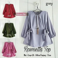 Gamis Jersey Polos Niqab Ecer
