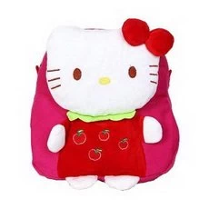 Tas Anak Perempuan Ransel Boneka Hello Kitty Merah