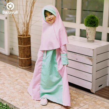 gambar baju muslim anak perempuan cantik