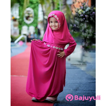 jubah anak perempuan cantik lucu produksi bajuyuli 6