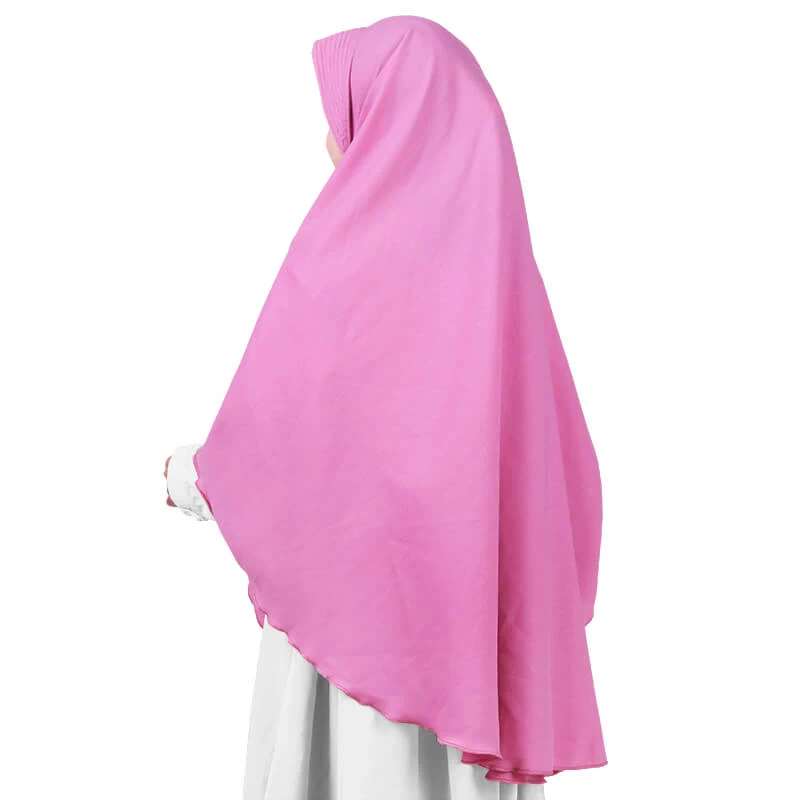 Kerudung Jilbab Anak Syar'i instant murah cantik - dusty pink