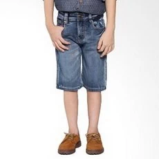 Celana Anak Laki Laki Jeans Pendek Biru Lucu Branded