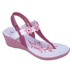 Sepatu Sendal Anak Perempuan Pink Bunga