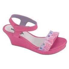 Sepatu Anak Perempuan Wedges Pink Muda
