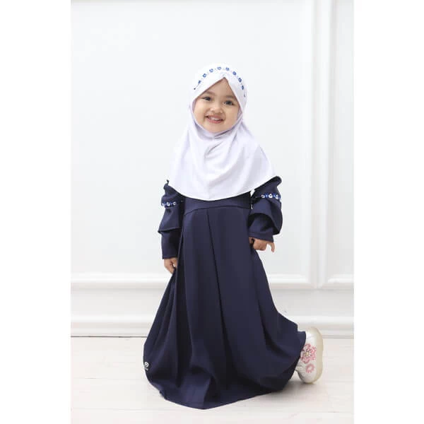 Baju Gamis Anak Perempuan Syar I Pesantren Terbaru 2023