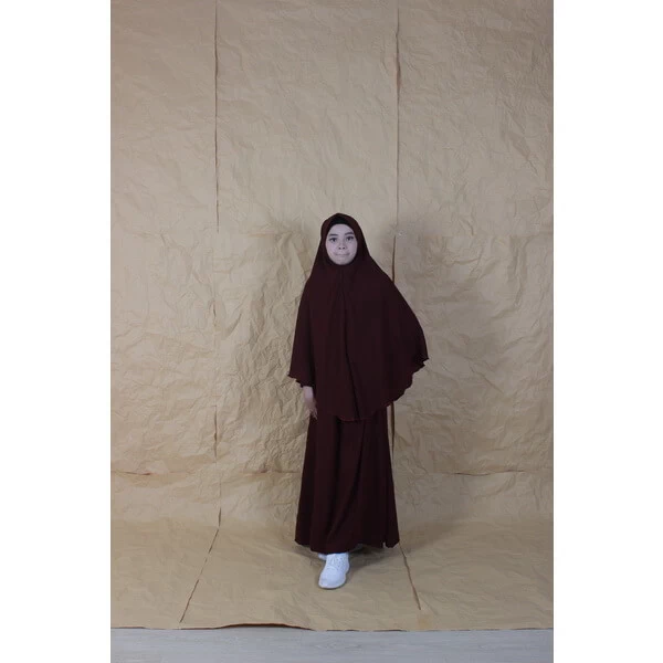 Baju Muslim Warna Putih Anak Perempuan Seragam Anak Tanggung