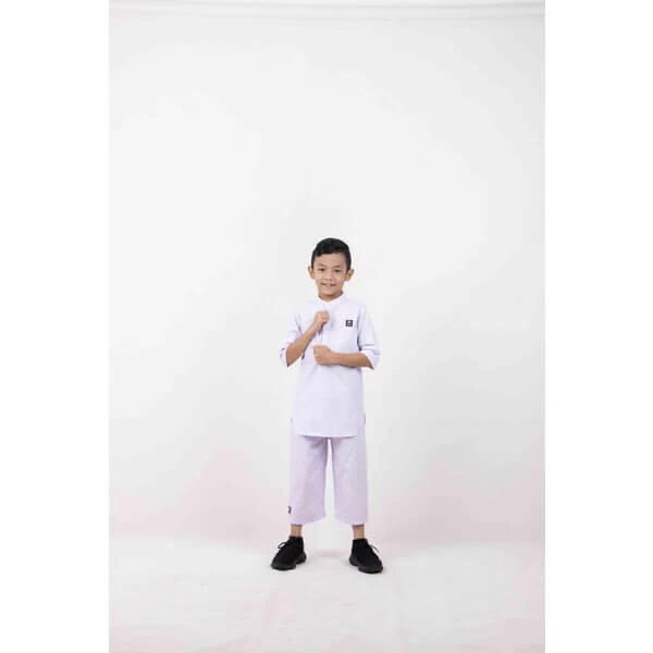 Baju Koko Anak Hitam Putih adem 5 Tahun