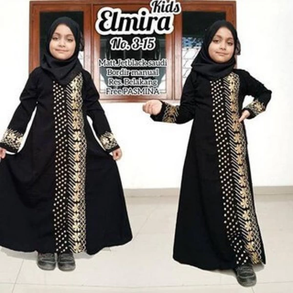 Gamis Anak Perempuan Pakaian Muslim Anak Perempuan Syari Remaja
