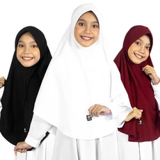 Bajuyuli Jilbab Anak Sekolah Kaos Syari