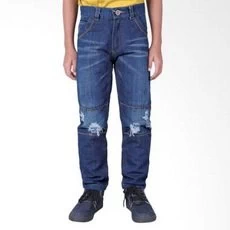 Celana Anak Laki Laki Jeans Panjang Bolong Biru