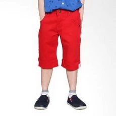 Celana Anak Laki Laki Jeans Pendek Merah
