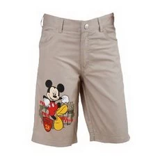Celana Anak Laki Laki Jeans Pendek Micky Mouse Cream