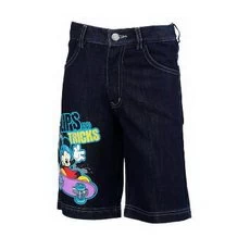 Celana Anak Laki Laki Jeans Pendek Micky Mouse Hitam Co