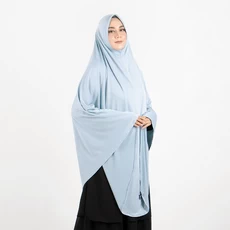 Kerudung Jilbab Bergo Maryam Instan Jumbo Syari Premium Jersey Telor Asin