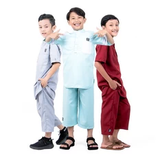Koko Anak Baju Muslim Anak Laki Laki Set Celana Usia TK SD TPA TPQ Ngaji