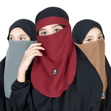 Cadar Niqab Anak Polos Murah