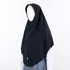 Kerudung Anak SMA Jilbab Sekolah Hitam
