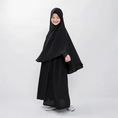 Gamis Anak Syari Hitam