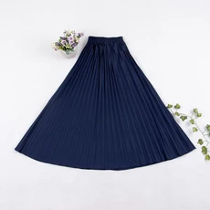 Rok Plisket Anak Tanggung Remaja Hyget 11 12 13 tahun Biru Navy