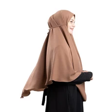 Jilbab Bergo Maryam Jumbo Syari Polos Milo