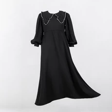 Gamis Anak Perempuan Dress Hitam 11-12 Tahun