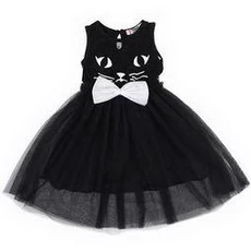 tutu dress murah kucing hitam