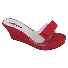 Sepatu Anak Perempuan Wedges Merah Murah