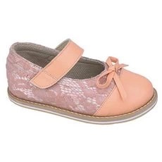 Sepatu Anak Perempuan Pesta Peach Pink