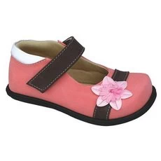 Sepatu Anak Perempuan Peach Bunga