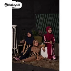 Gamis Monalisa Anak Warna Putih ABG