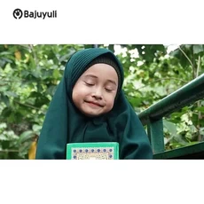 Gamis Anak Kombinasi Kotak Warna Putih ABG