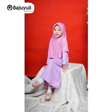 Gamis Anak Putih Murah Warna Putih Tanggung