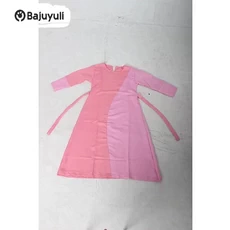 Gamis Anak Bahan Wolfis Polos Umur 13 Tahun